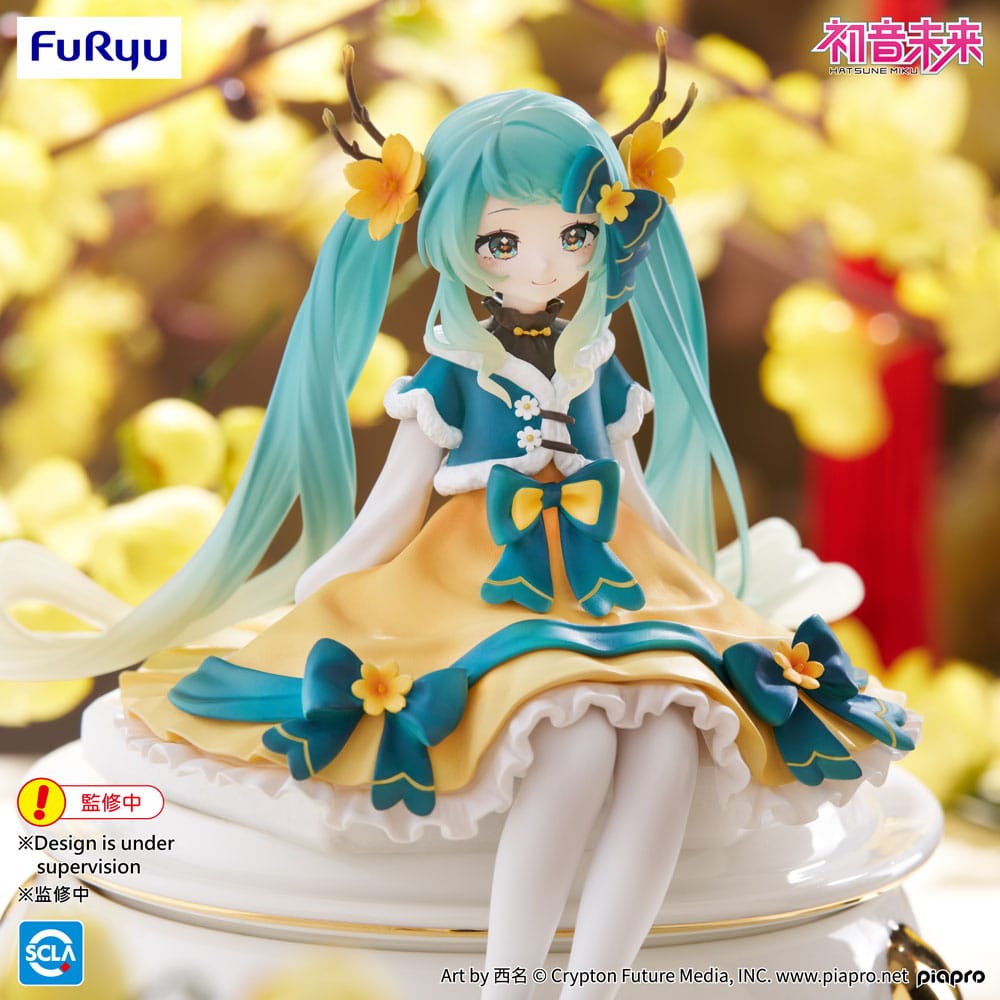 Hatsune Miku Noodle Stopper PVC Statue Hatsune Miku 2025 Chinese New Year Ver. 14 cm Statues