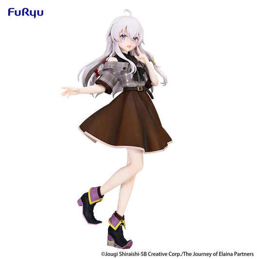 Wandering Witch: The Journey of Elaina Trio-Try-iT PVC Statue Elaina Brown Outfit Ver. 22 cm