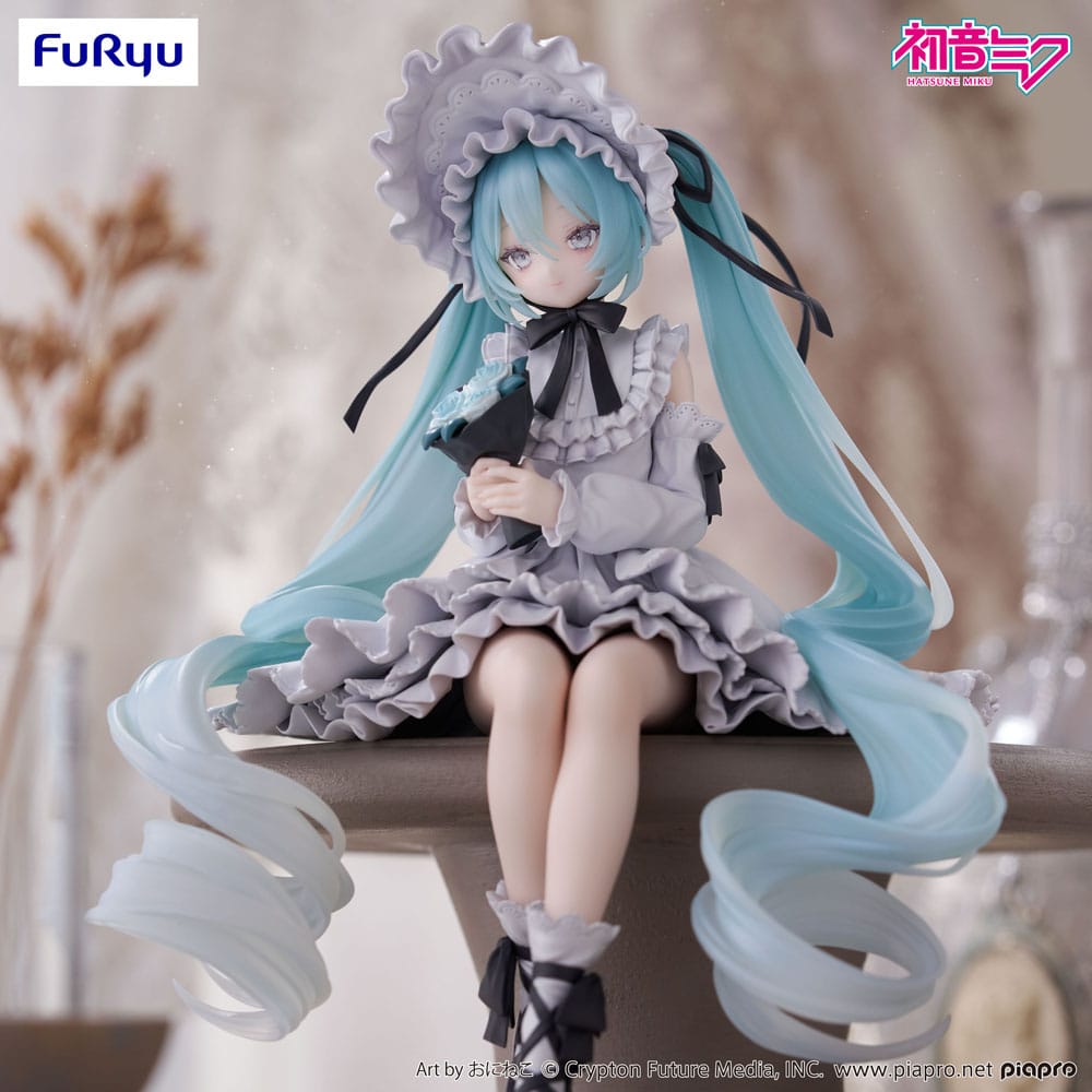 Hatsune Miku Noodle Stopper PVC Statue Vintage Doll Style 15 cm Statues