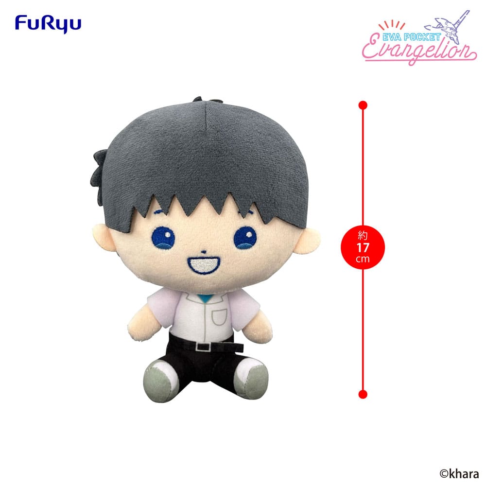 Neon Genesis Evangelion Eva Pocket Plush Figure Shinji 17 cm Furyu