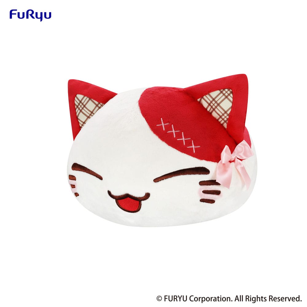 Nemuneko Cat Sweet Big Plush Figure Red 35 cm Furyu