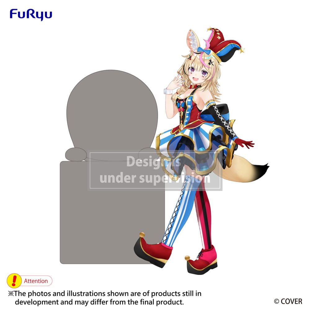 Hololive Production Hikkake PVC Statue Omaru Polka 10 cm Furyu