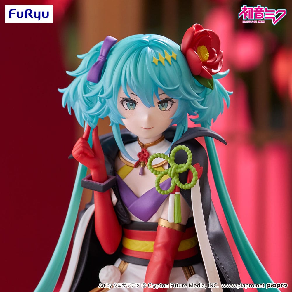Hatsune Miku Noodle Stopper PVC Statue Flower Fairy Camellia 15 cm Furyu