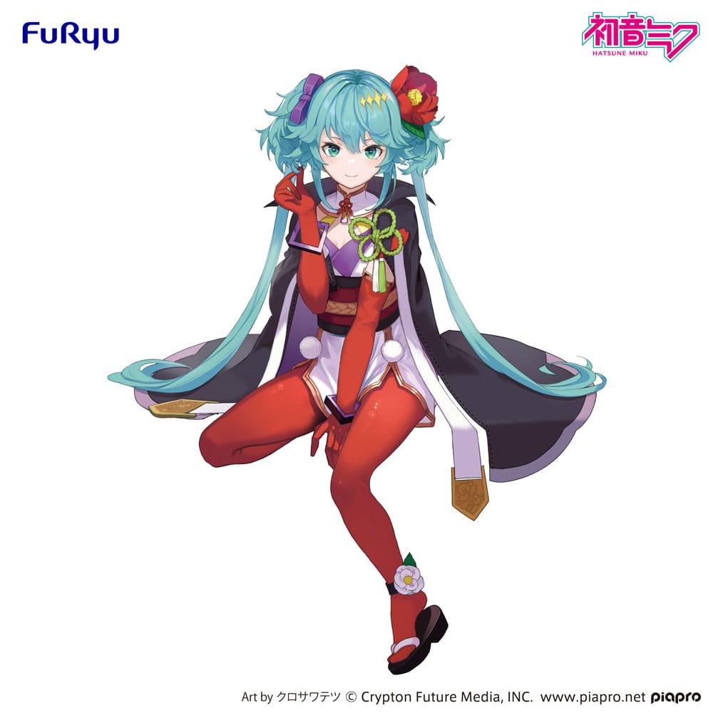 Hatsune Miku Noodle Stopper PVC Statue Flower Fairy Camellia 15 cm Furyu