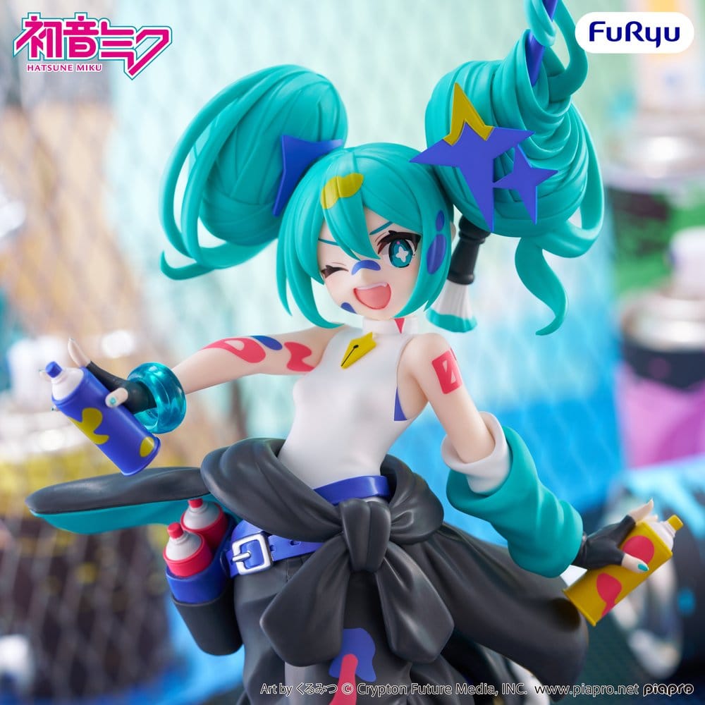 Hatsune Miku Muchute PVC Statue Paint Girl Another Color Ver. 23 cm Furyu