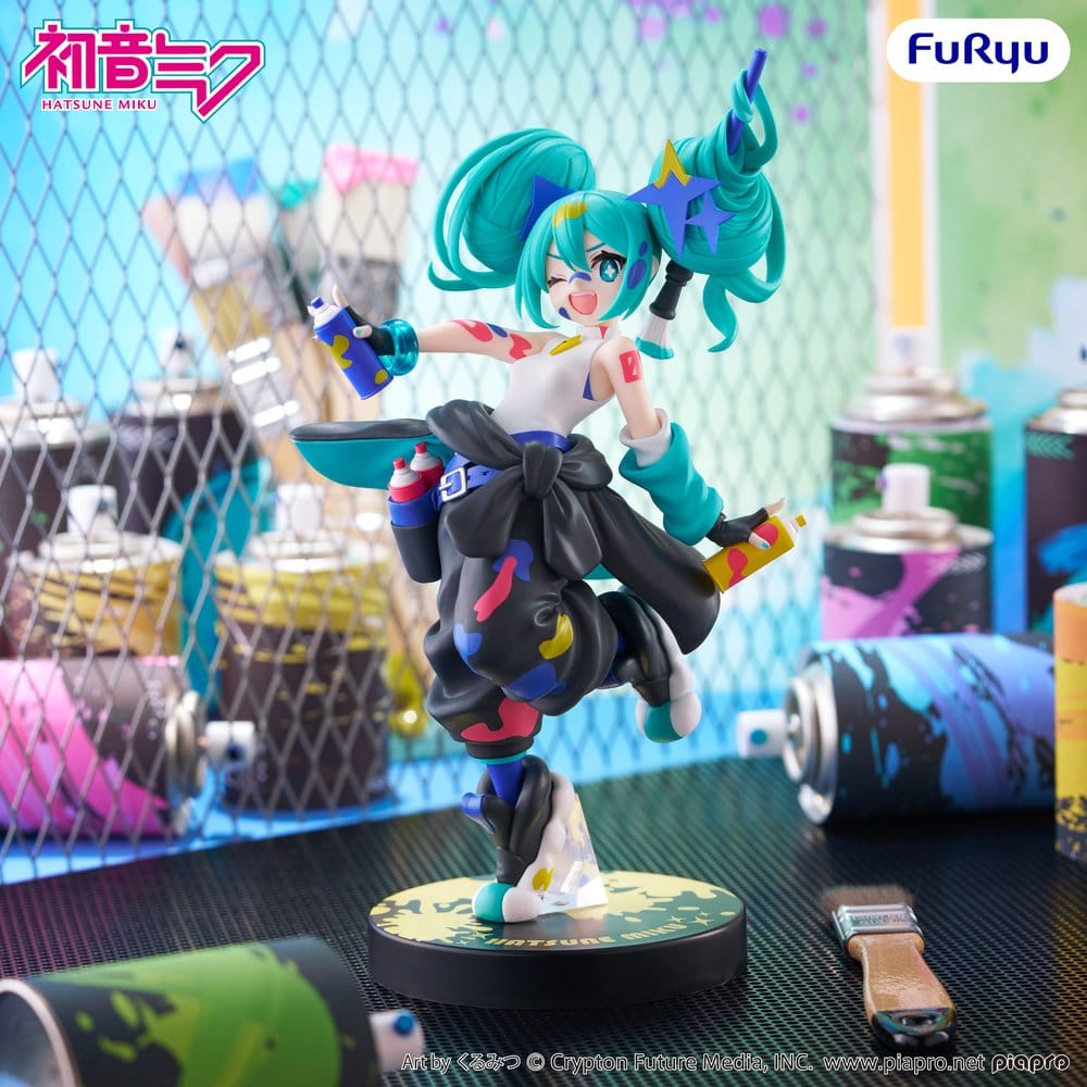 Hatsune Miku Muchute PVC Statue Paint Girl Another Color Ver. 23 cm Furyu