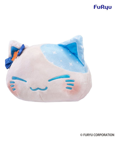 Nemuneko Cat Big Plush Figure Blue 35 cm Furyu