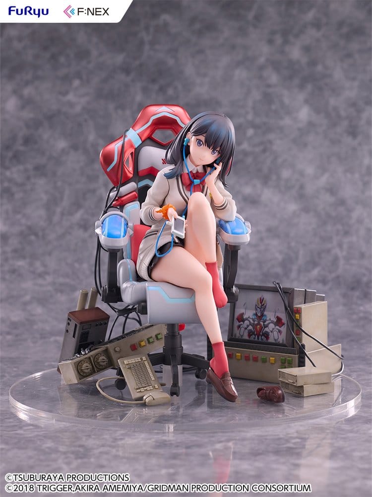 SSSS. Gridman Universe BiCute Bunnies PVC Statue Rikka Takarada Gaming Chair Ver. 19 cm Furyu