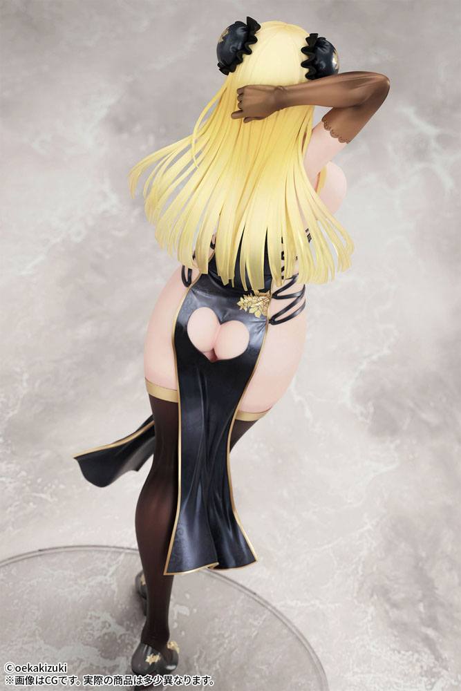 Original Character Statue 1/7 China Girl Black Ver. Illustrated by Oekakizuki 20 cm