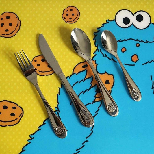 Sesame Street Kids Cutlery Set Friends