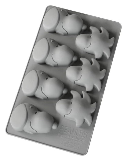 Peanuts Silicone Muffin Tray Snoopy & Woodstock grey