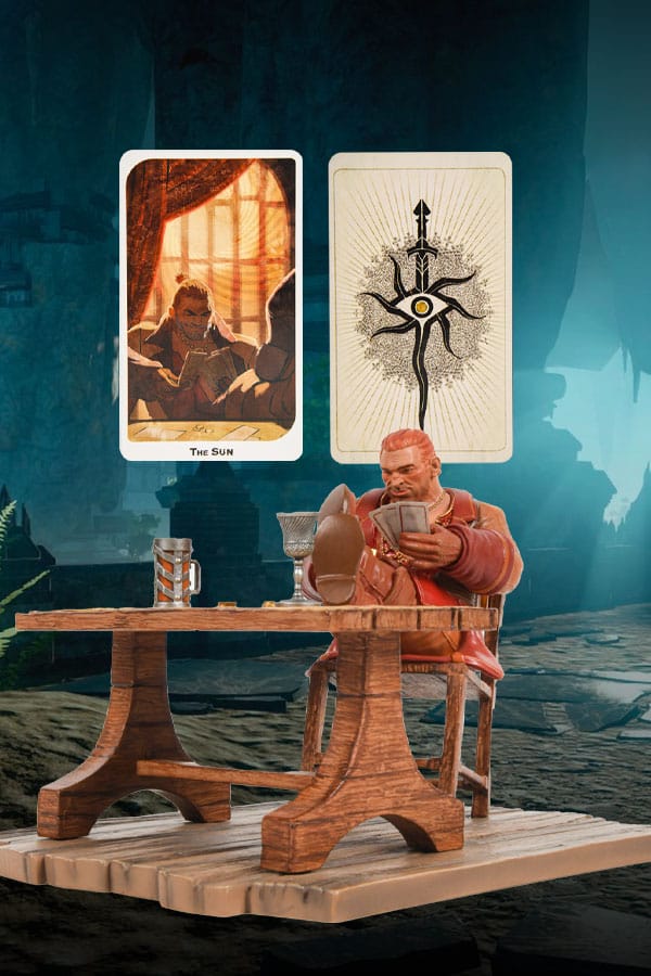 Dragon Age Statue Varric The Sun Tarot 14 cm DEVplus