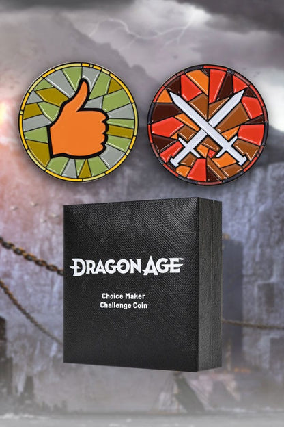 Dragon Age Coin Choice Maker Challenge Coin Coins