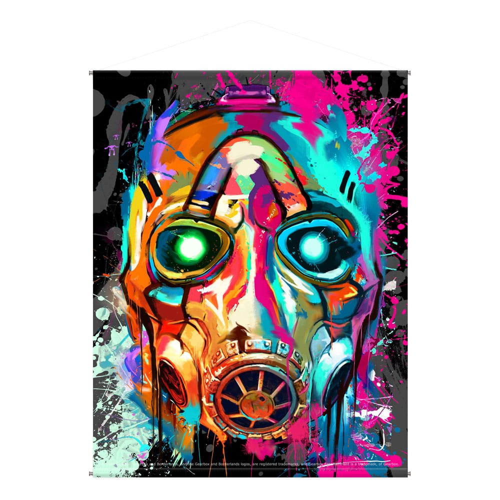 Borderlands Poster Canvas Mask Pop Art Posters & Wallscrolls