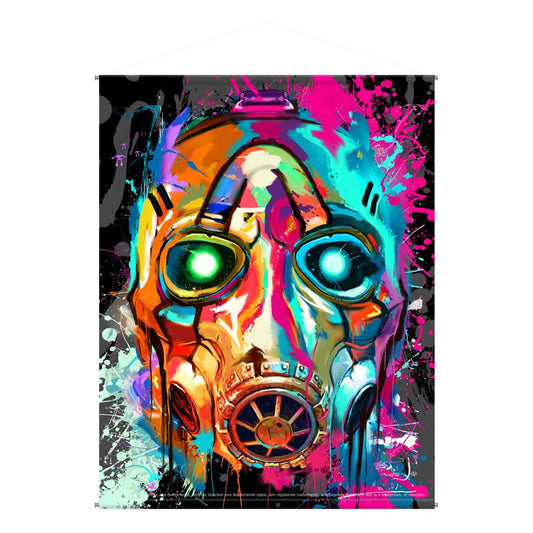 Borderlands Poster Canvas Mask Pop Art Posters & Wallscrolls