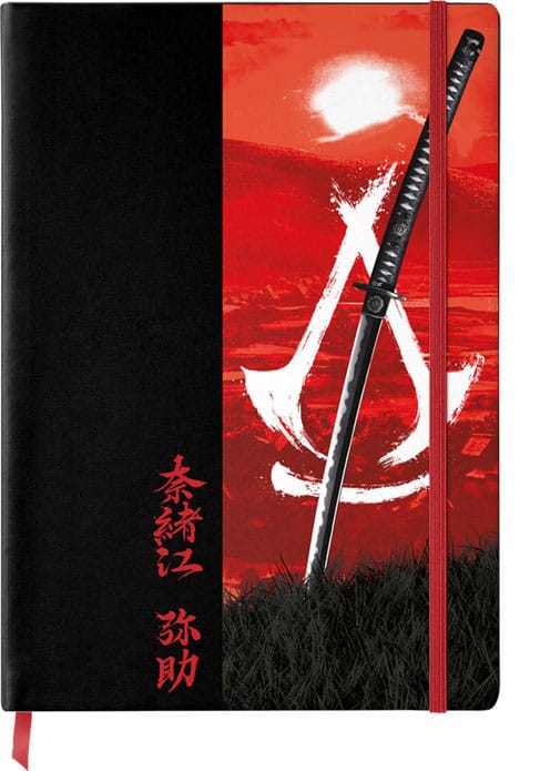 AssassinÂ´s Creed Shadows Notebook A5 Katana Sun Stationery