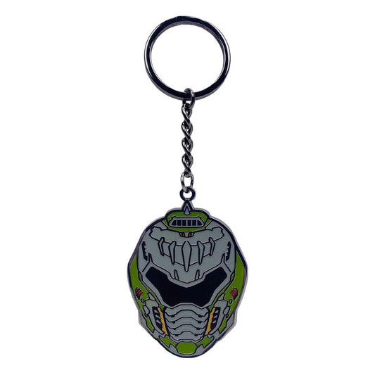 Doom The Dark Ages Metal Keychain Helmet Keyrings