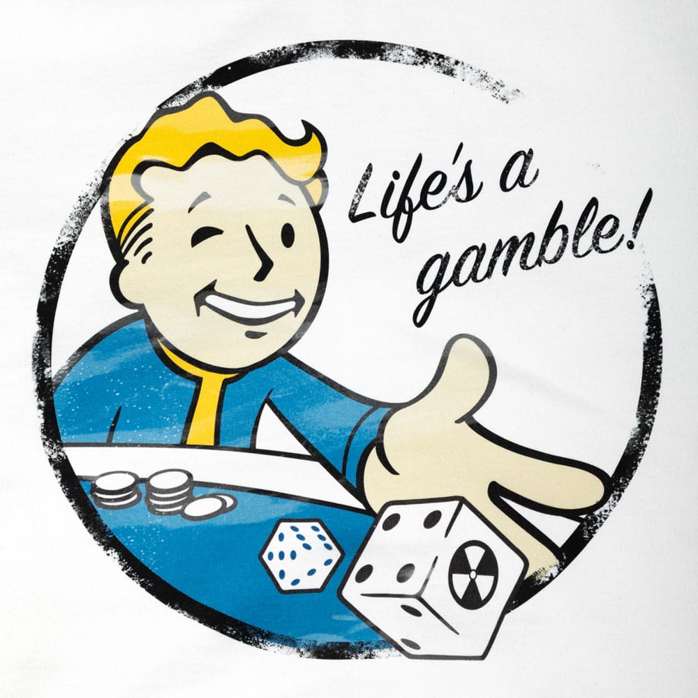 Fallout Zipper Hoodie Gamble Size S