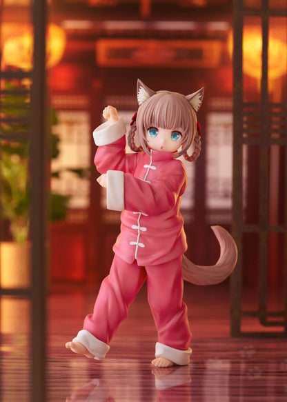 My Cat Is a Kawaii Girl Palette Dress-Up Collection Statue Kinako Nyang fu Ver. 15 cm Golden Head