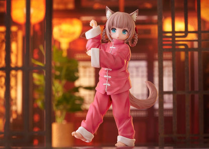 My Cat Is a Kawaii Girl Palette Dress-Up Collection Statue Kinako Nyang fu Ver. 15 cm Golden Head
