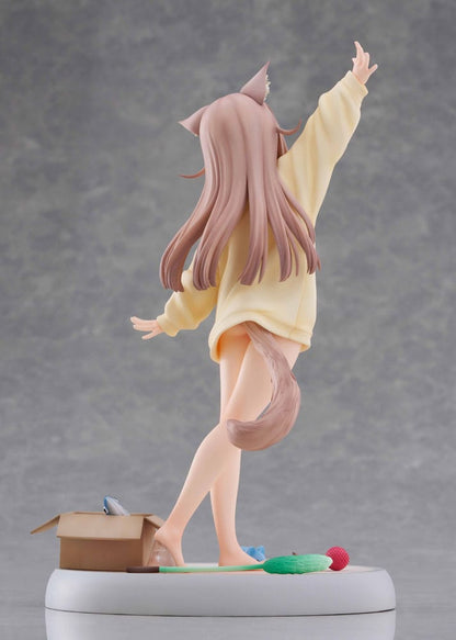 My Cat Is a Kawaii Girl Statue 1/6 Kinako Play With Ver. AmiAmi Limited Edition 21 cm Golden Head