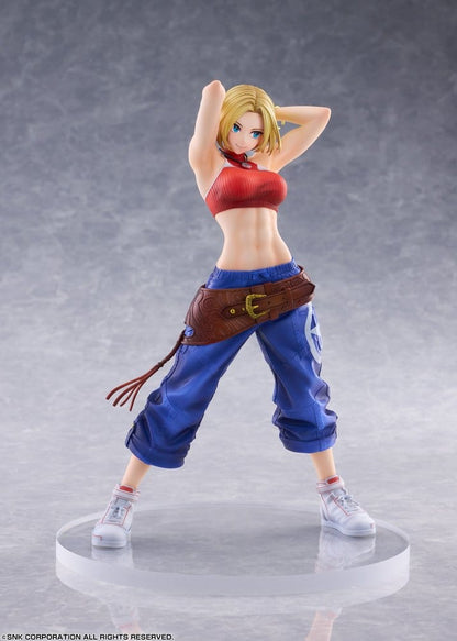 Fighting Girls Collection The King of Fighters XV PVC Figure 1/7 Blue Mary AmiAmi Limited Edition 26 cm