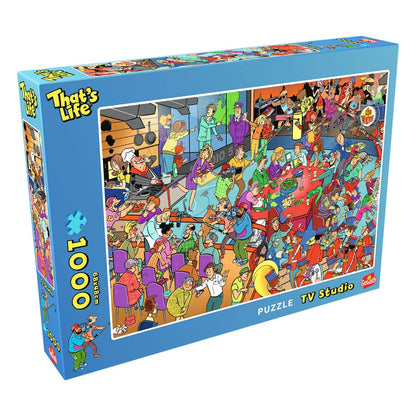 ThatÂ´s Life Bix Box Puzzle TV Studio (1000 pieces)