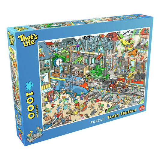 ThatÂ´s Life Bix Box Puzzle Train Station (1000 pieces)