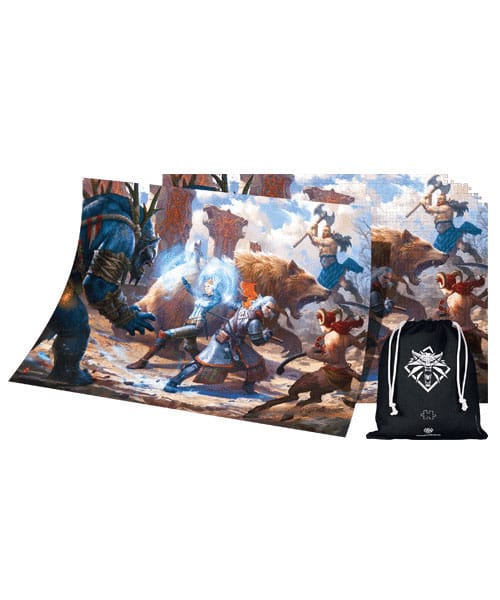 The Witcher III: Wild Hunt Gaming Puzzle Geralt & Triss in Battle (1000 pieces) Puzzles