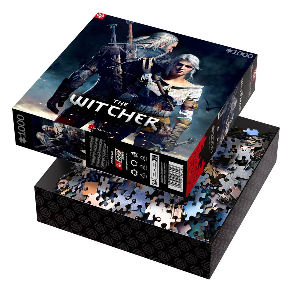 The Witcher Gaming Puzzle Geralt & Ciri (1000 pieces) Good Loot