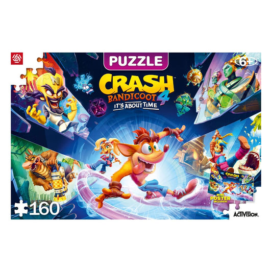 Crash Bandicoot 4 Kids Puzzle Itâ€™s About Time (160 pieces) Puzzles