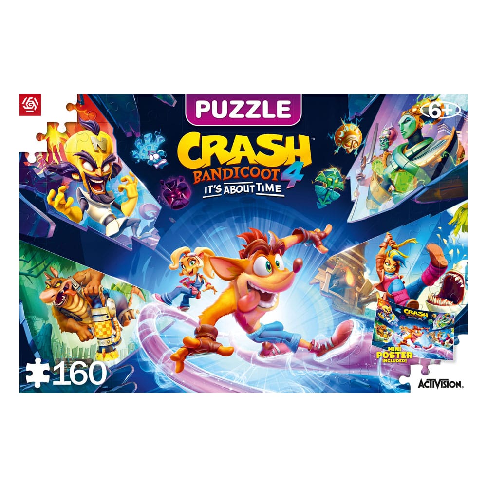 Crash Bandicoot 4 Kids Puzzle It’s About Time (160 pieces) Puzzles