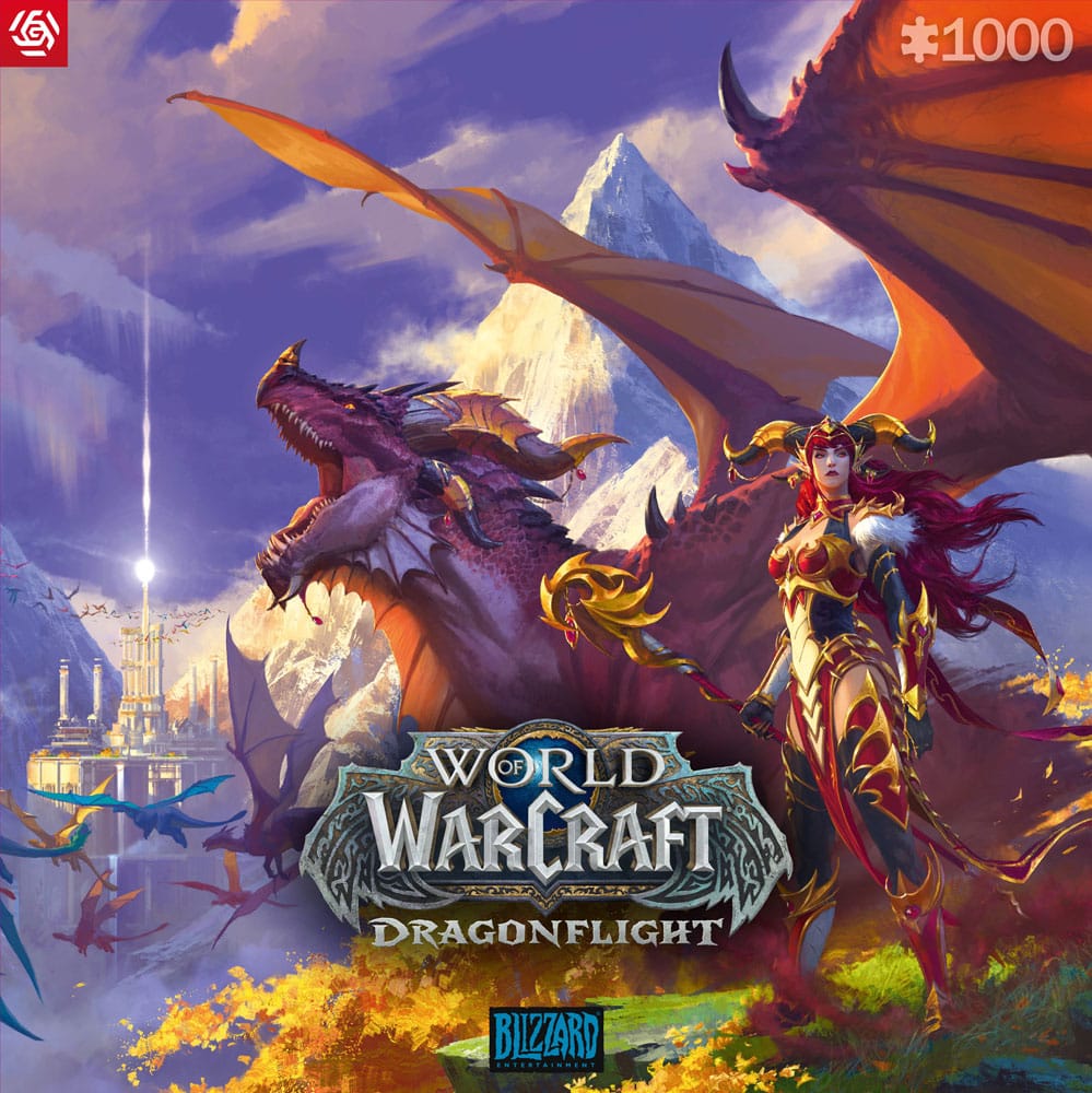 World of Warcraft Gaming Puzzle Dragonflight Alexstrasza (1000 pieces) Good Loot