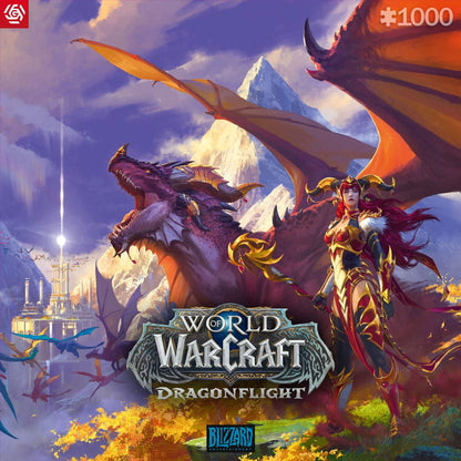 World of Warcraft Gaming Puzzle Dragonflight Alexstrasza (1000 pieces) Good Loot