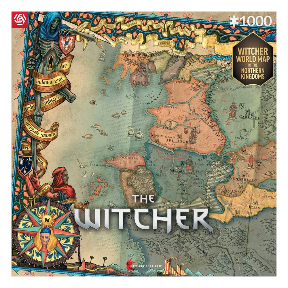 The Witcher 3 Gaming Puzzle The Northern Kingdoms (1000 pieces) Good Loot