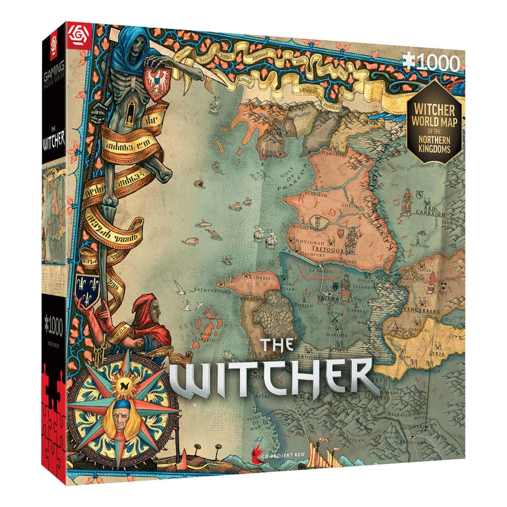 The Witcher 3 Gaming Puzzle The Northern Kingdoms (1000 pieces) Good Loot