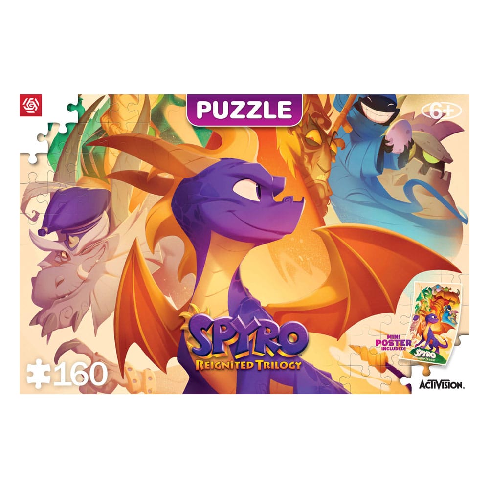 Spyro Reignited Trilogy Kids Puzzle Heroes (160 pieces) Good Loot