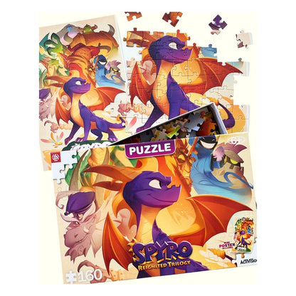 Spyro Reignited Trilogy Kids Puzzle Heroes (160 pieces) Good Loot