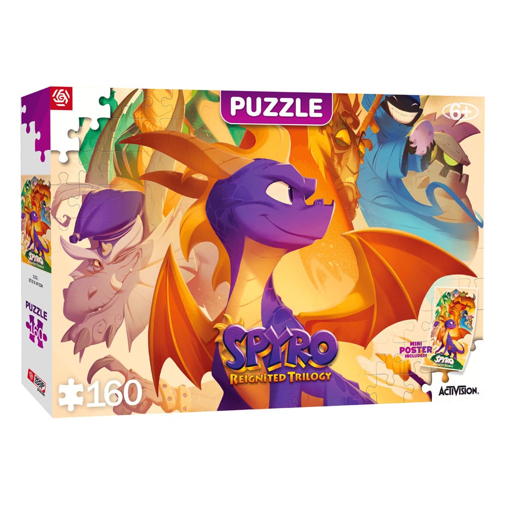 Spyro Reignited Trilogy Kids Puzzle Heroes (160 pieces) Good Loot