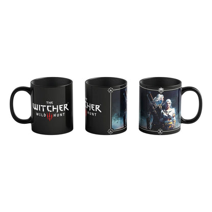 The Witcher III: Wild Hunt Heat Change Mug Geralt & Ciri 480 ml Cups & Mugs