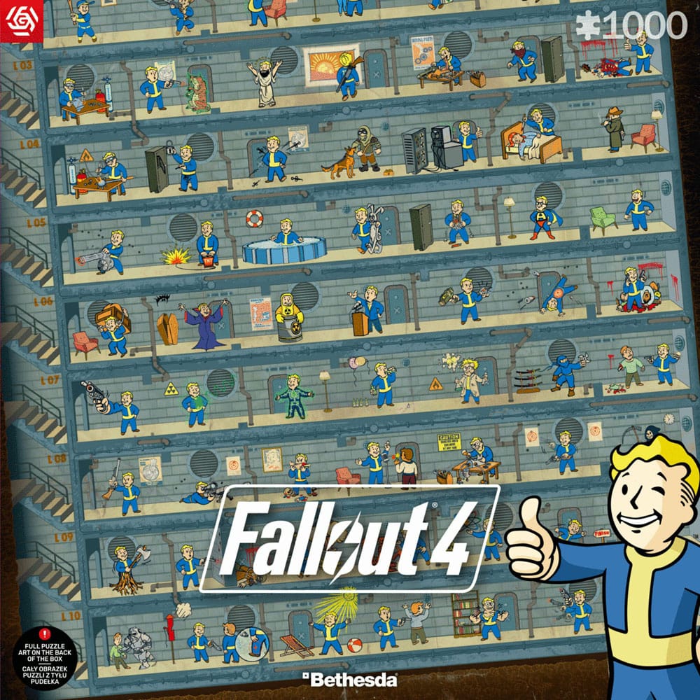 Fallout 4 Puzzle Perk Poster (1000 pieces) Good Loot