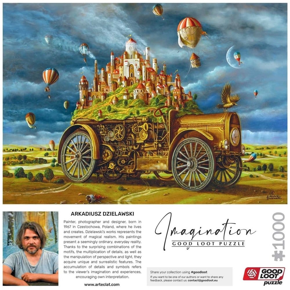 Imagination Series Puzzle Arkadiusz Dzielawski Wielka przeprowadzka (1000 pieces) Good Loot