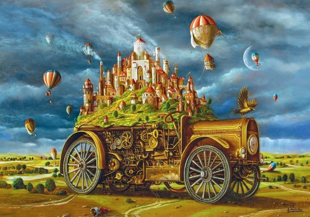 Imagination Series Puzzle Arkadiusz Dzielawski Wielka przeprowadzka (1000 pieces) Good Loot