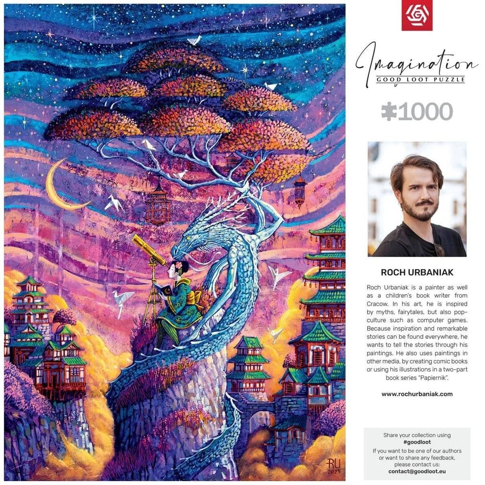 Imagination Series Puzzle Roch Urbaniak Sakura i Ryu (1000 pieces) Good Loot