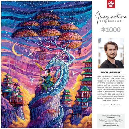 Imagination Series Puzzle Roch Urbaniak Sakura i Ryu (1000 pieces) Good Loot