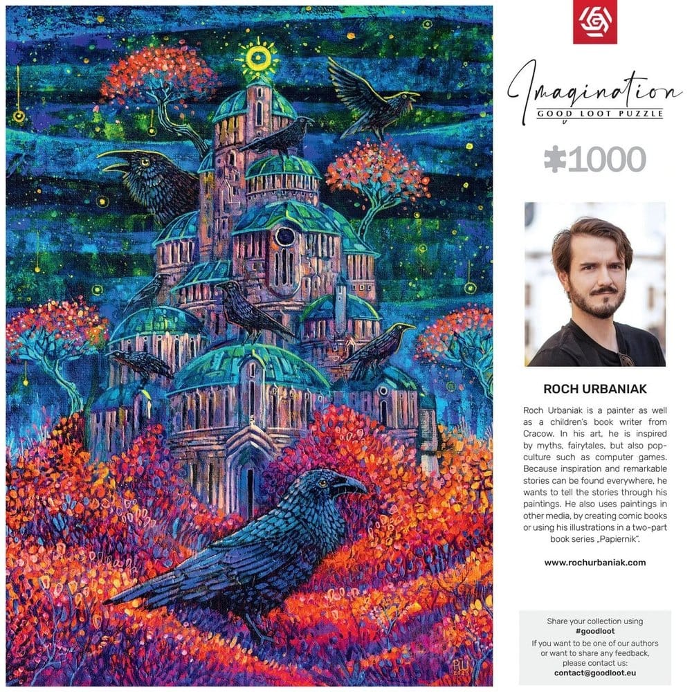 Imagination Series Puzzle Roch Urbaniak Twierdza Pani Kruków (1000 pieces) Good Loot