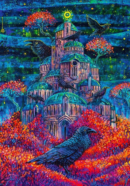 Imagination Series Puzzle Roch Urbaniak Twierdza Pani Kruków (1000 pieces) Good Loot