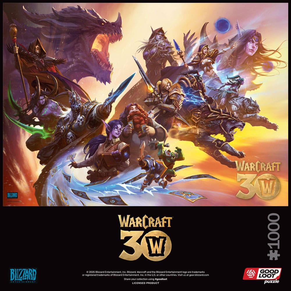 World of Warcraft Puzzle 30th Anniversary (1000 pieces) Good Loot