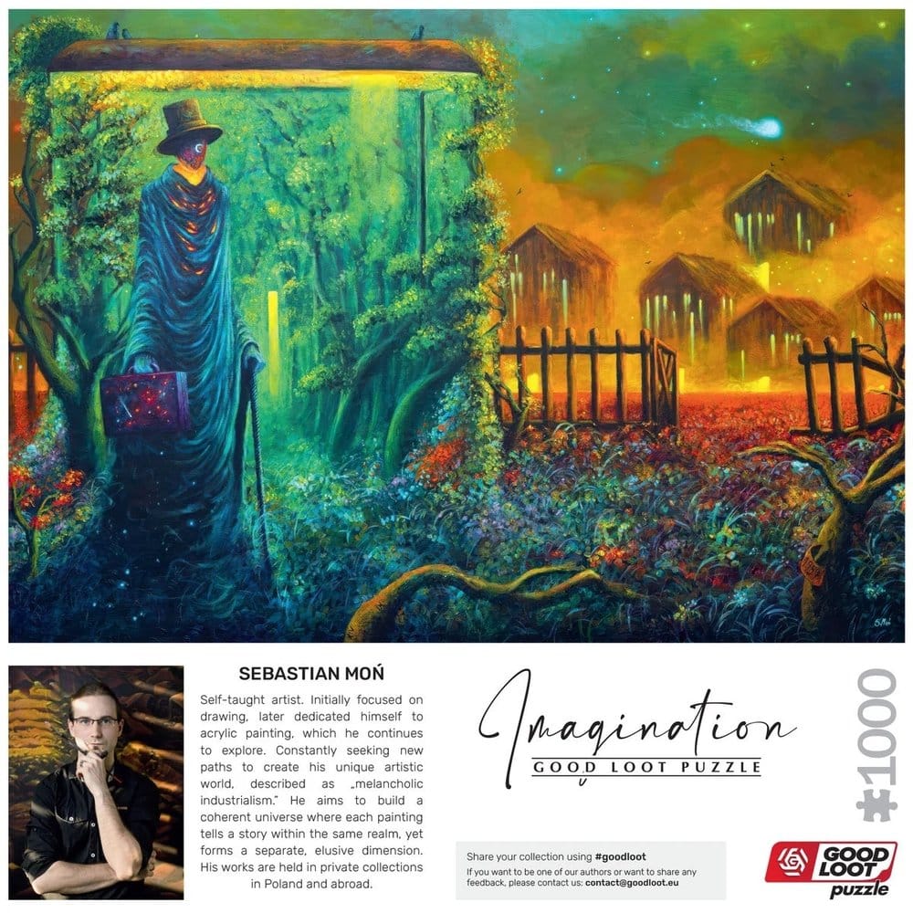 Imagination Series Puzzle Sebastian Mon Stationary Traveller II (1000 pieces) Good Loot