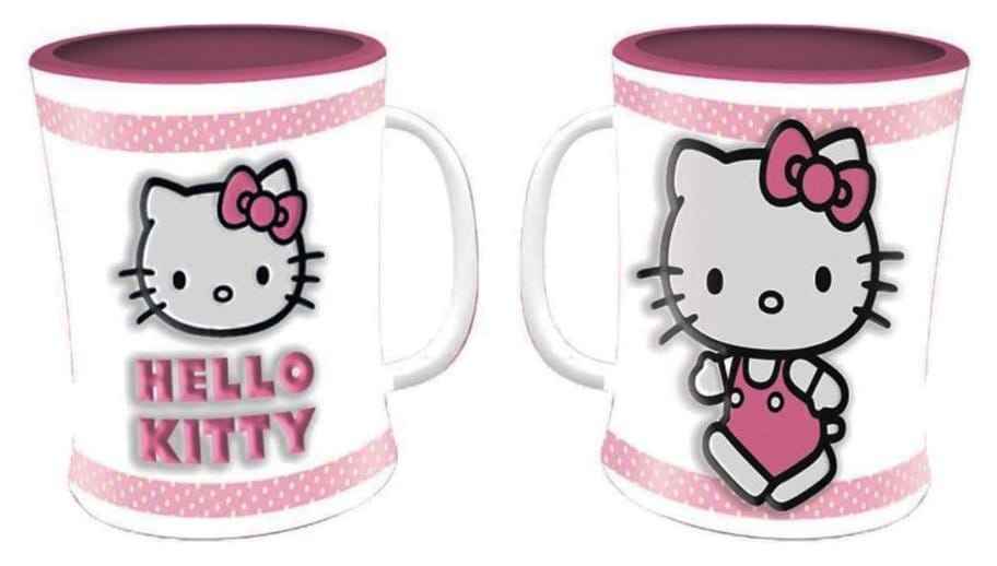 Hello Kitty Mug Pink Emboss